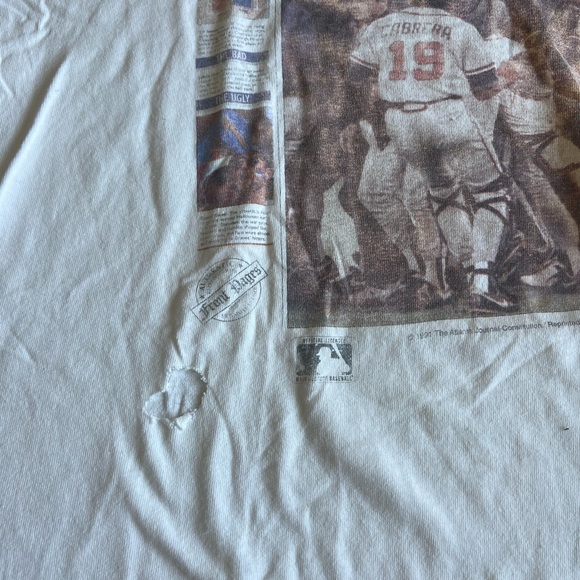 Atlanta Braves Vintage Newspaper Tshirt 1991 - Picture 7 of 7